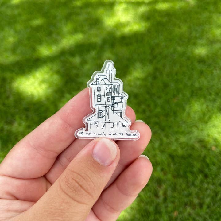 Simply Maddie Lee - Wholesale Lapel Pin/Button - It's Not Much But It's Home Pin1