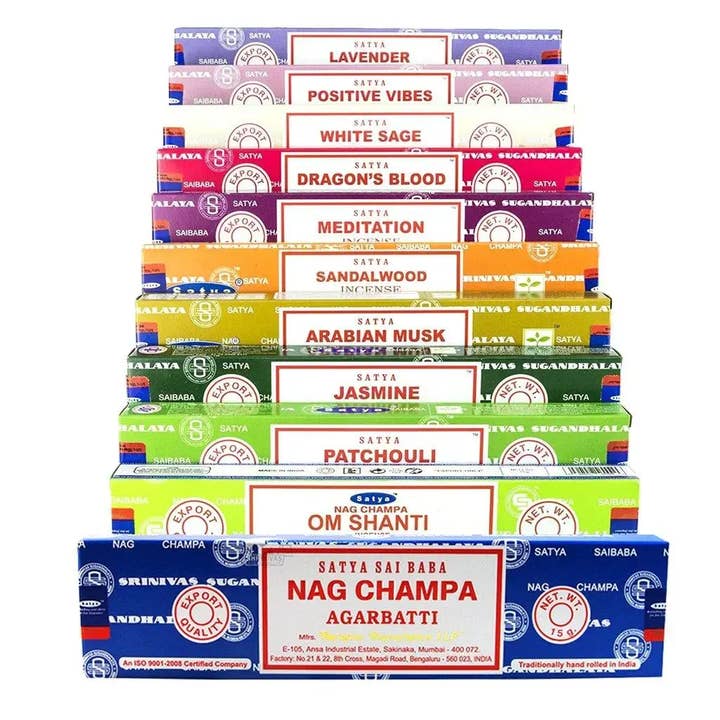 Magnifique Hearts - Wholesale Incense - Satya Nag Champa Random Incense - Priced per 1 Box of 15g