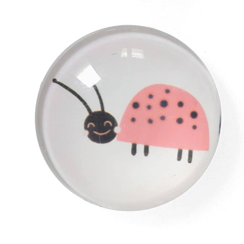 colorful Magnet set "Insects", 4-piece, plastic/glass for wholesale on Faire3