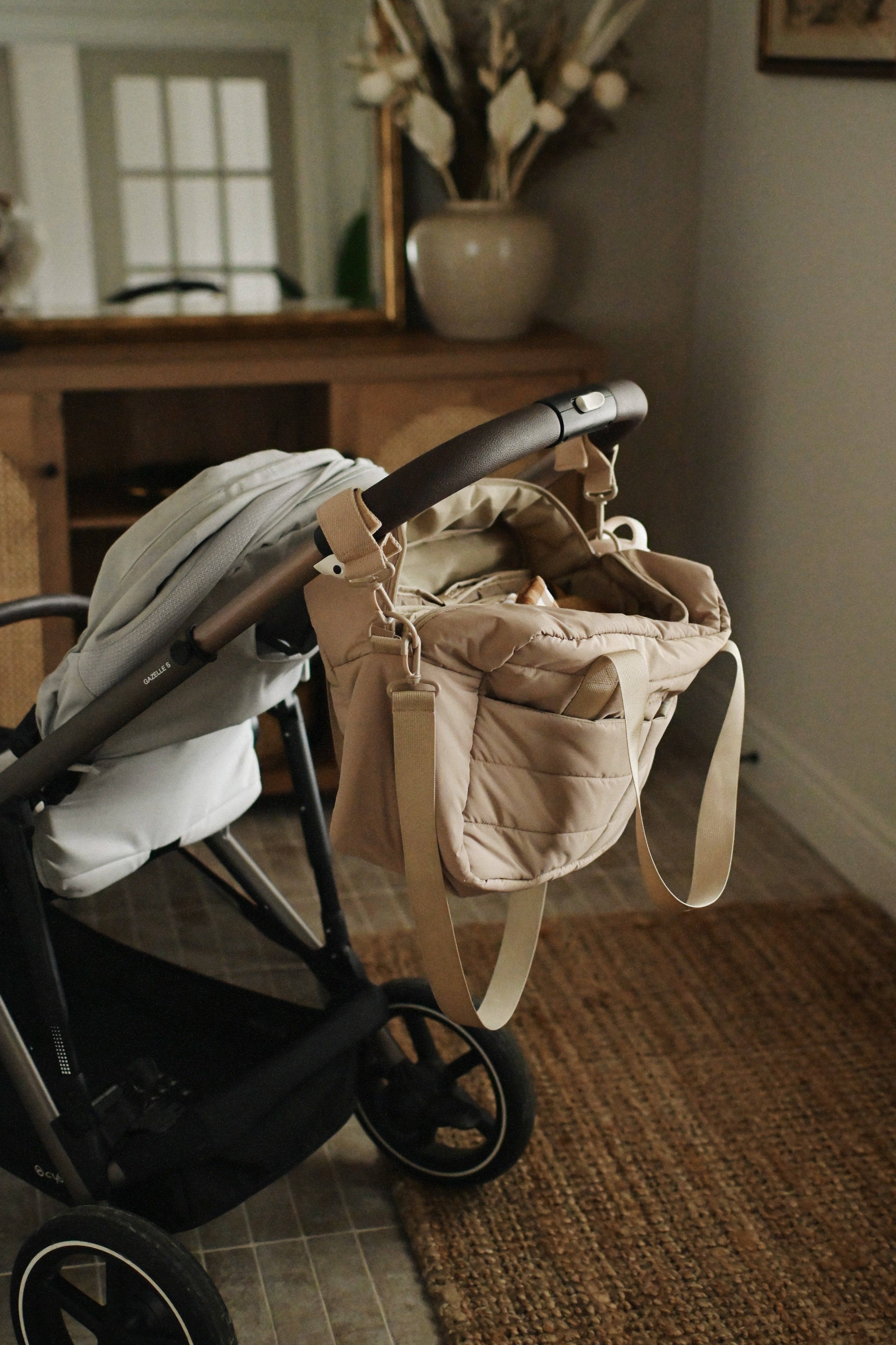 Minika – wholesale Nappy bag – Baby – Diaper bag - Latte6