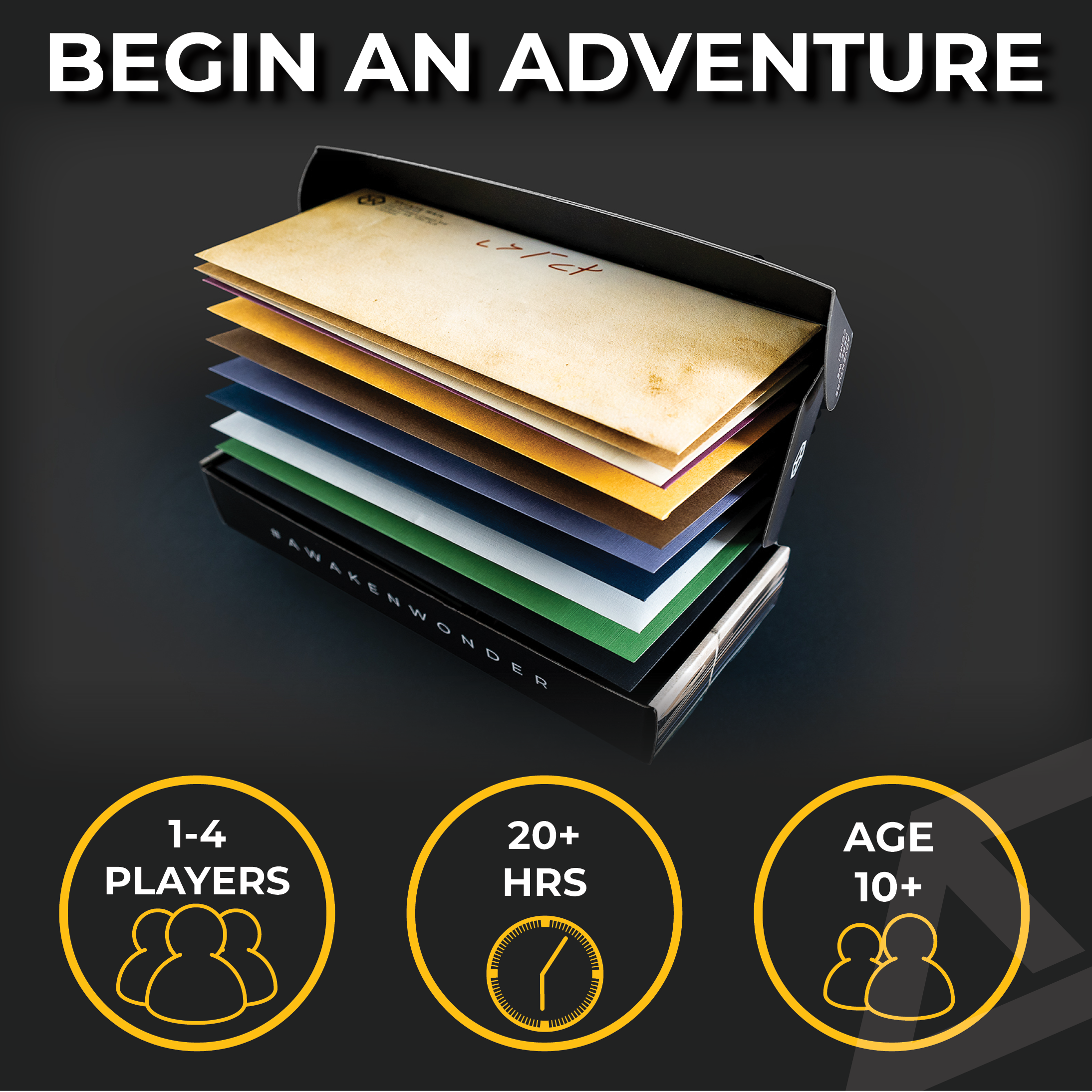 Escape Mail - Wholesale Board Game - Family Secrets (full series): Family-Friendly Escape Game 3