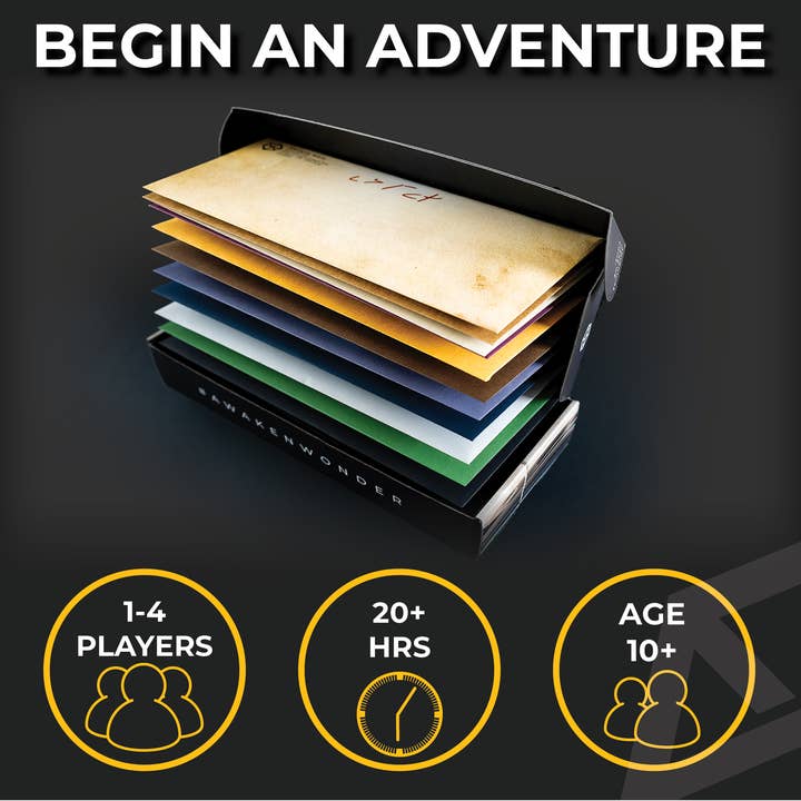 Escape Mail - Wholesale Board Game - Family Secrets (full series): Family-Friendly Escape Game 3