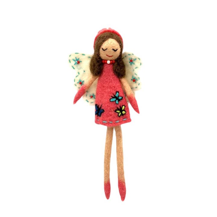 Women of the Cloud Forest – wholesale Ornament – Meadow Fairy Felt Ornament