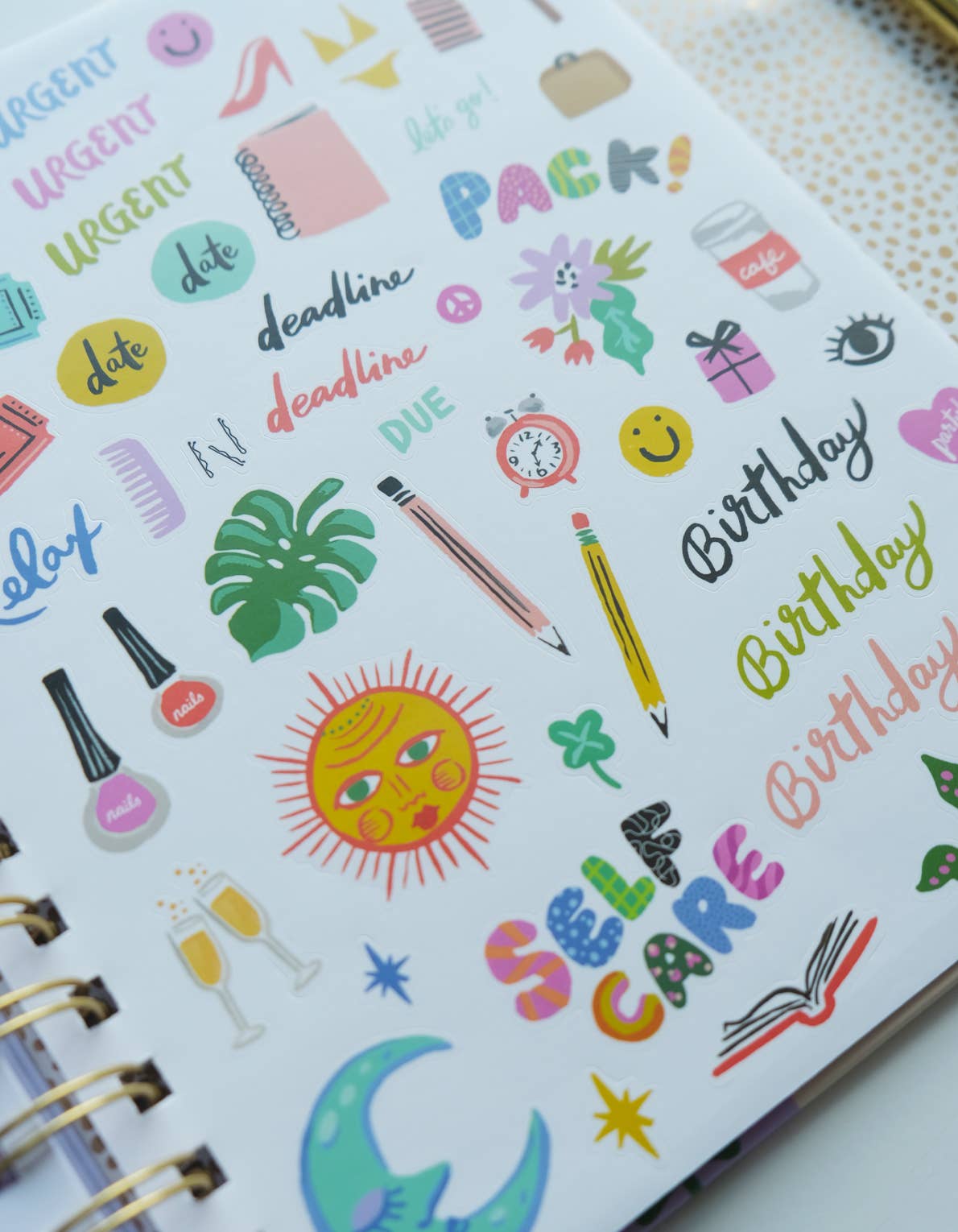 Idlewild Co. – wholesale Planerare – 2026 hård pärm planeringskalender, magenta mönster9