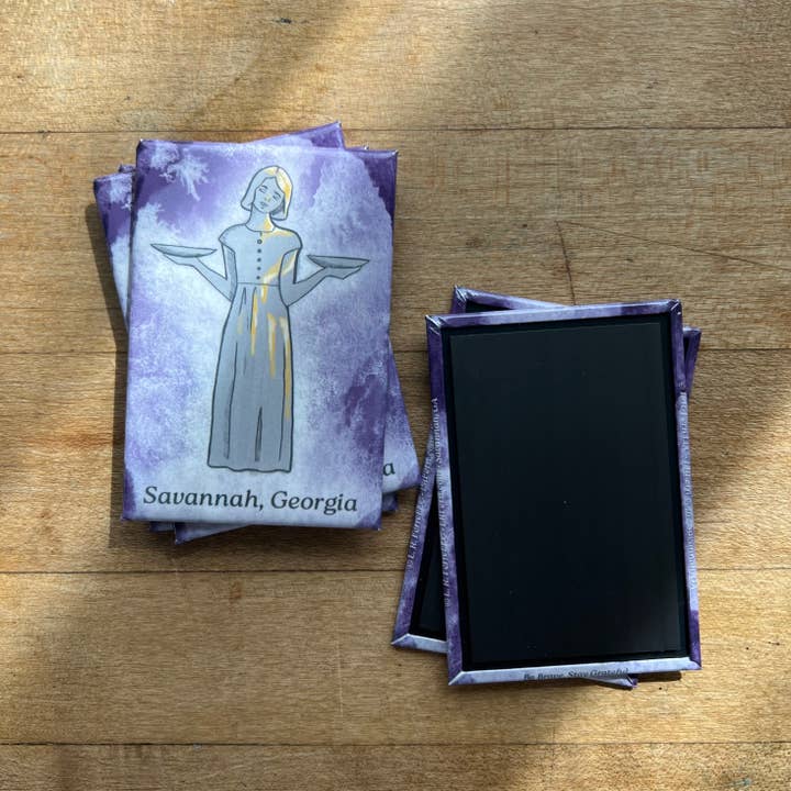 Bird Girl Savannah Fridge Magnet for wholesale by L. R. Fern