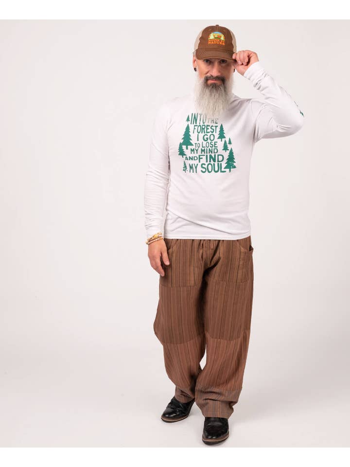 Soul Flower - Wholesale Pants - Women's - Patchwork Pants - Brown3