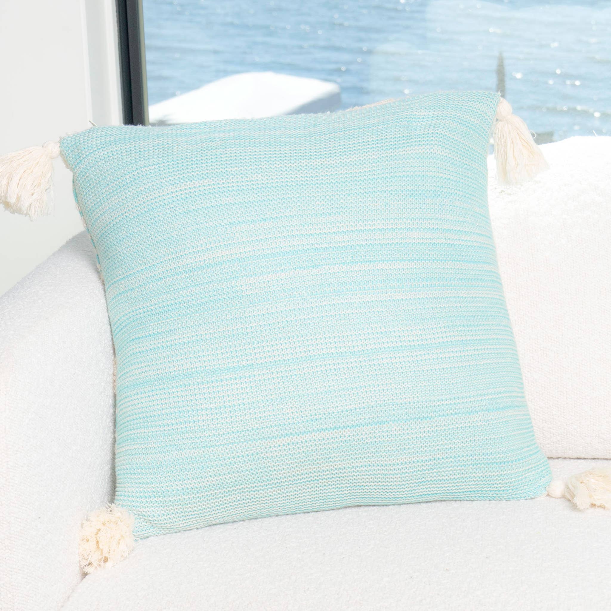 Elsie & Zoey – wholesale Throw/decorative pillow – Necalli 18X18" Reversible Striped Cotton Throw Pillow8