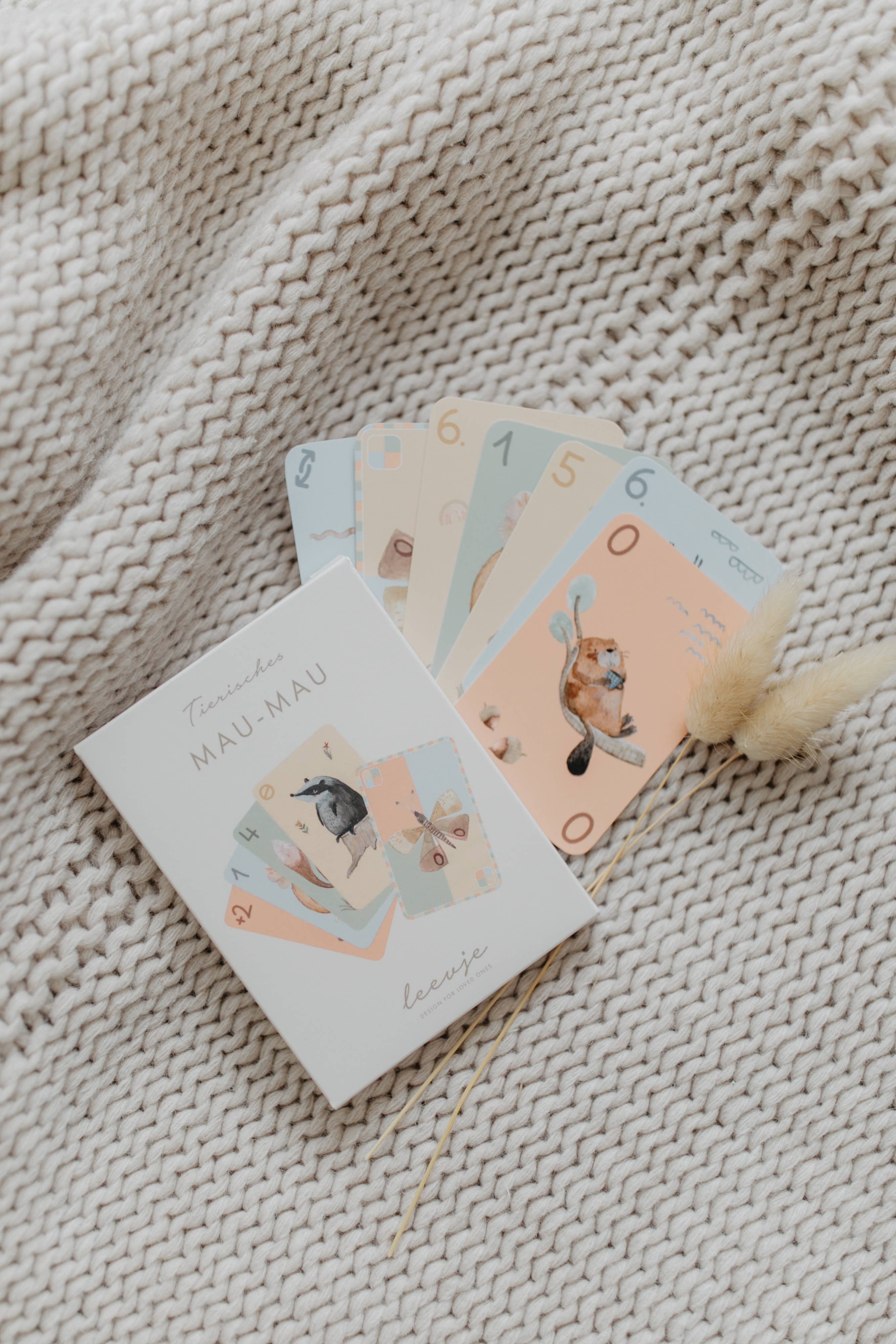 Leevje - Venta al por mayor Juegos de cartas - Juego de cartas 'MAU-MAU animal'2