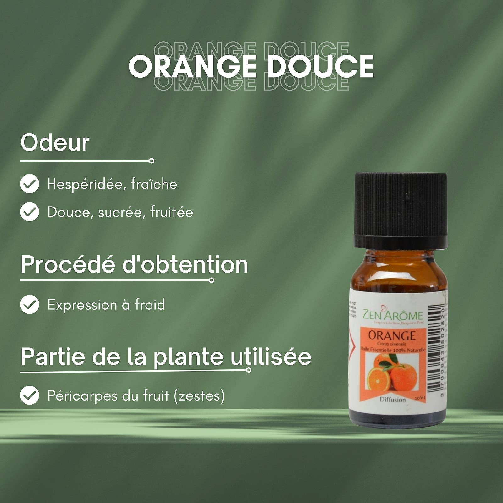 Zen'Arôme - Wholesale Essential Oil - Sweet Orange Essential Oil - 100% Natural - 10ml6