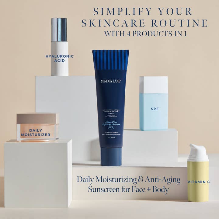 Mimosa Lane - Wholesale Sunscreen - Moisturizing+Anti-Aging SPF 45 (Face+Body)2