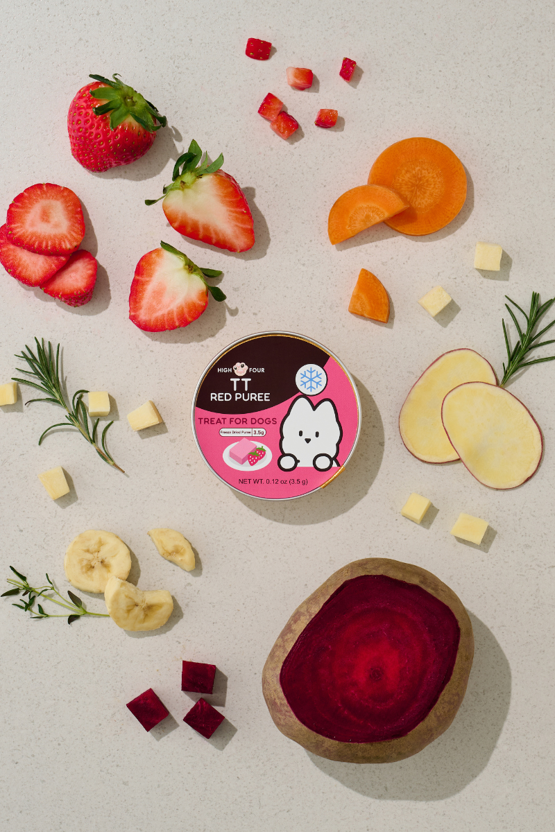 HIGH FOUR - Wholesale Pet Treats - Dog - High Four TT Wholesome Red Puree Treat for Dogs1