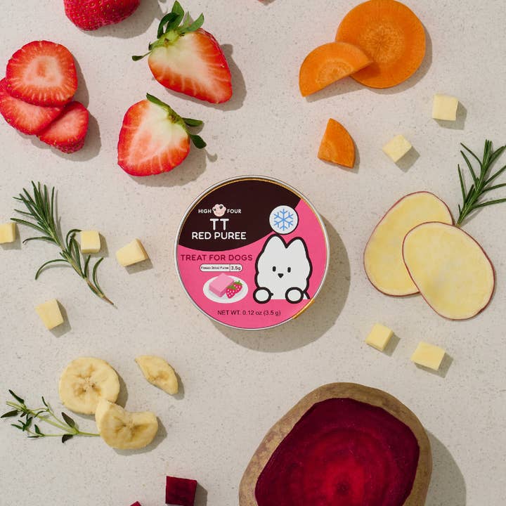 HIGH FOUR - Wholesale Pet Treats - Dog - High Four TT Wholesome Red Puree Treat for Dogs1