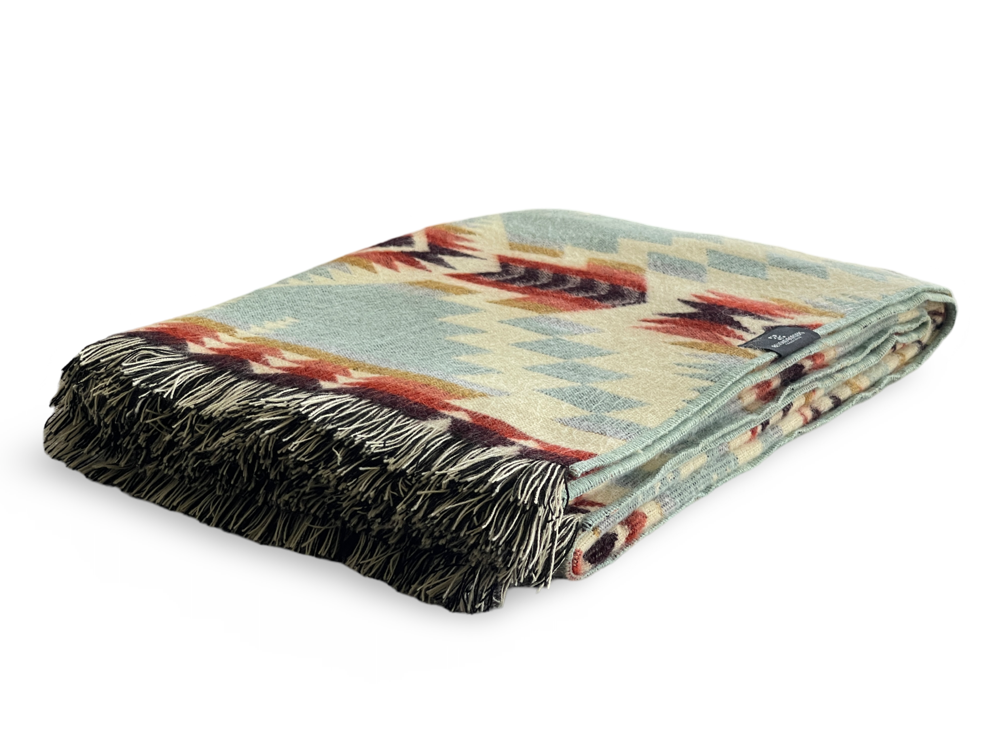 Beyond Borders Collective | Artisan-Made Blankets & Throws - Wholesale Throw Blanket - Secoya Throw - Vibrant Mint3