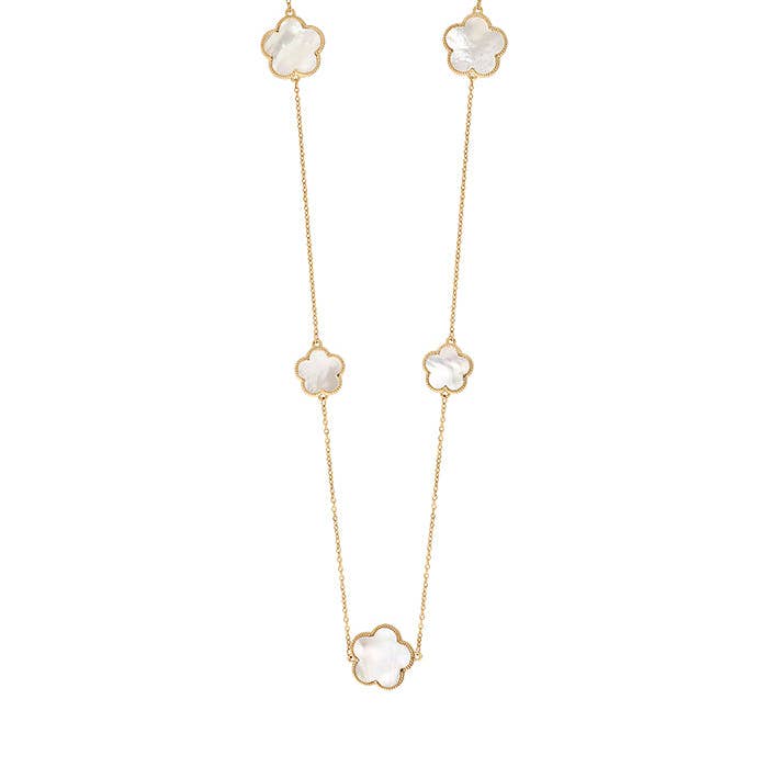 BIG LUCK Necklace - white for wholesale by Labelle