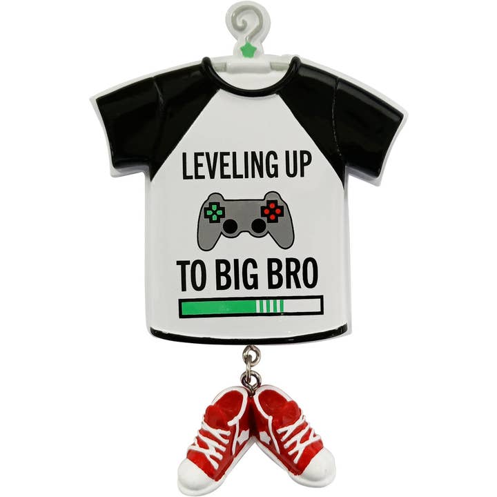 Décoration personnalisée « Niveling Up to Big Bro/Big Brother » pour la vente par PolarX Ornaments