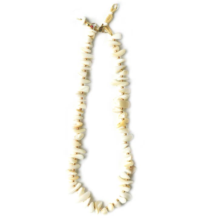 Platt vit choker för wholesale av Envet