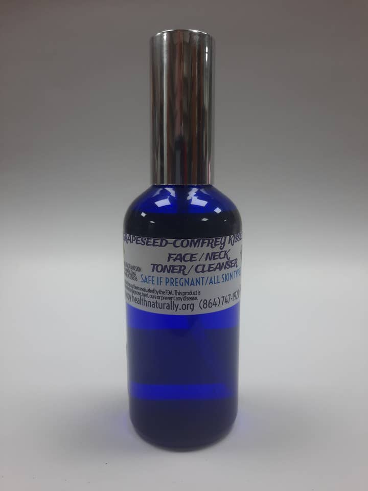 "DRUIVENPIT-SMEERWORTEL KUSJES" GEZICHT / NEK TONER / REINIGER voor wholesale door Natural Health And Skin