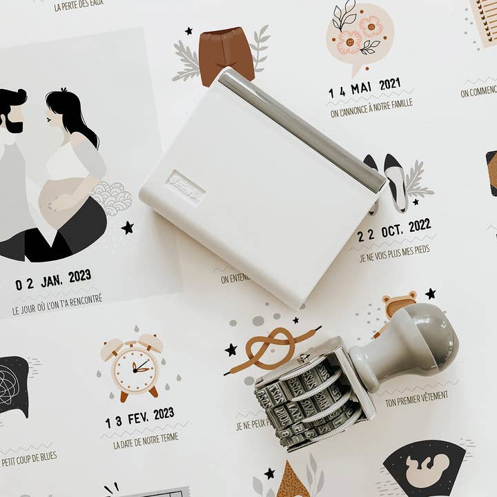 Les Petites Dates - Wholesale Poster - Display "Waiting for You" - Light Skin1