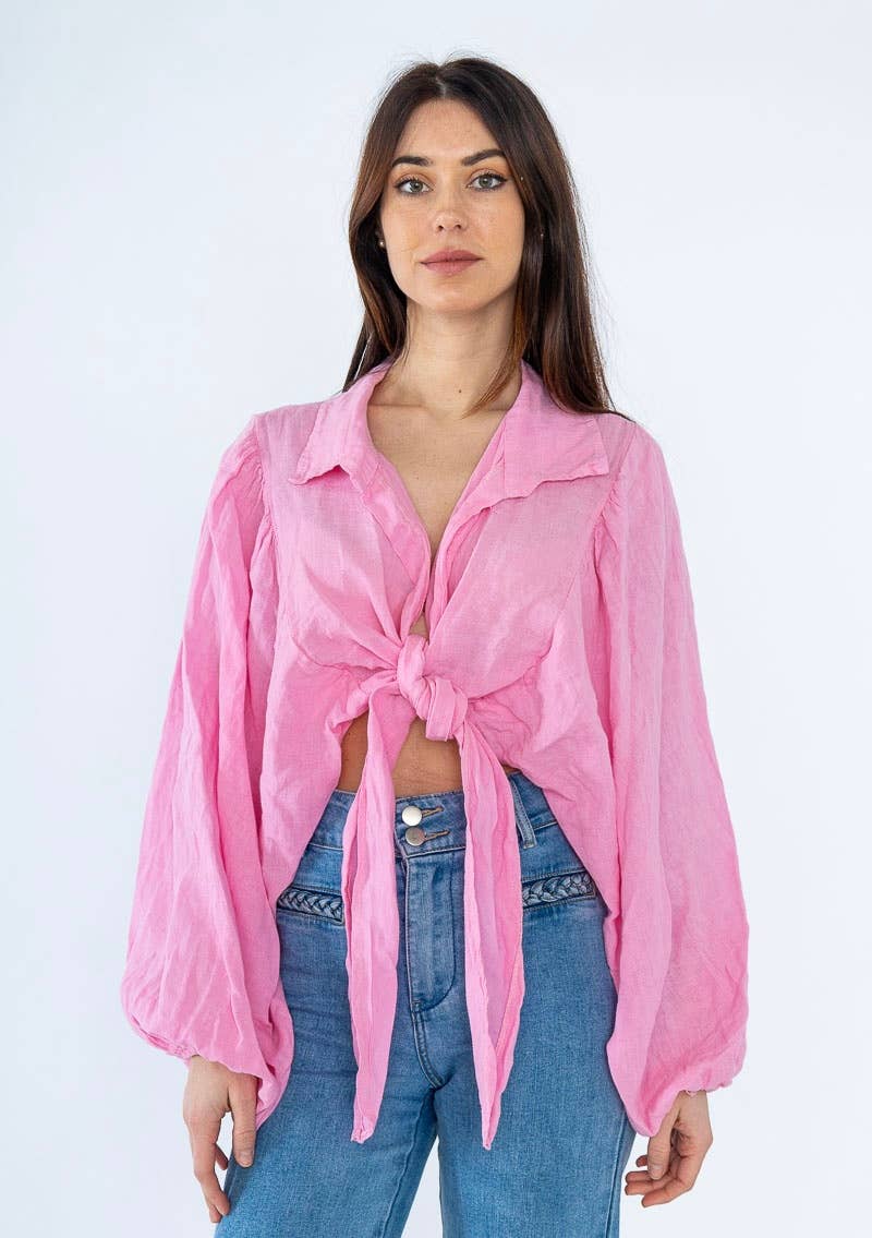 LINEN & COTTON HOUSE - Vente Chemisier – femme - 56811 100 % LINEN GILET 9