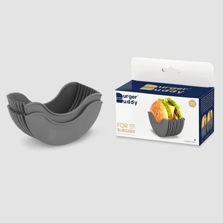 Premium Grey - Twin Pack for wholesale by Burger Buddy