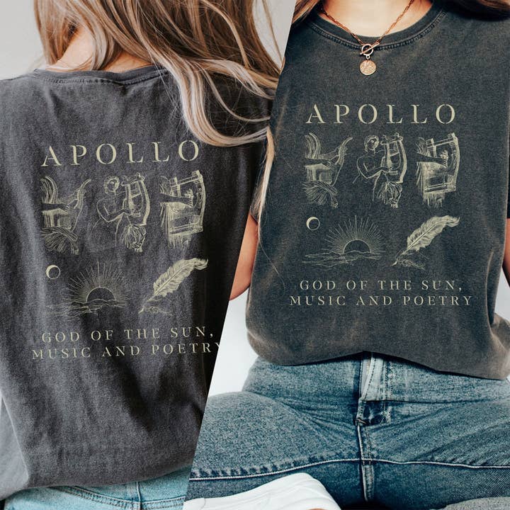 Apollo God Of The Sun, Music And Poetry, Mens Tshirt for wholesale by AFAdesignsCo