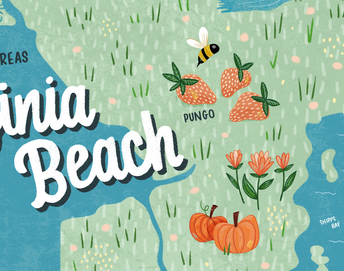 Cherilyn Colbert - Wholesale Art Print - Virginia Beach Parks & Natural Areas Art Print Wall Decor4