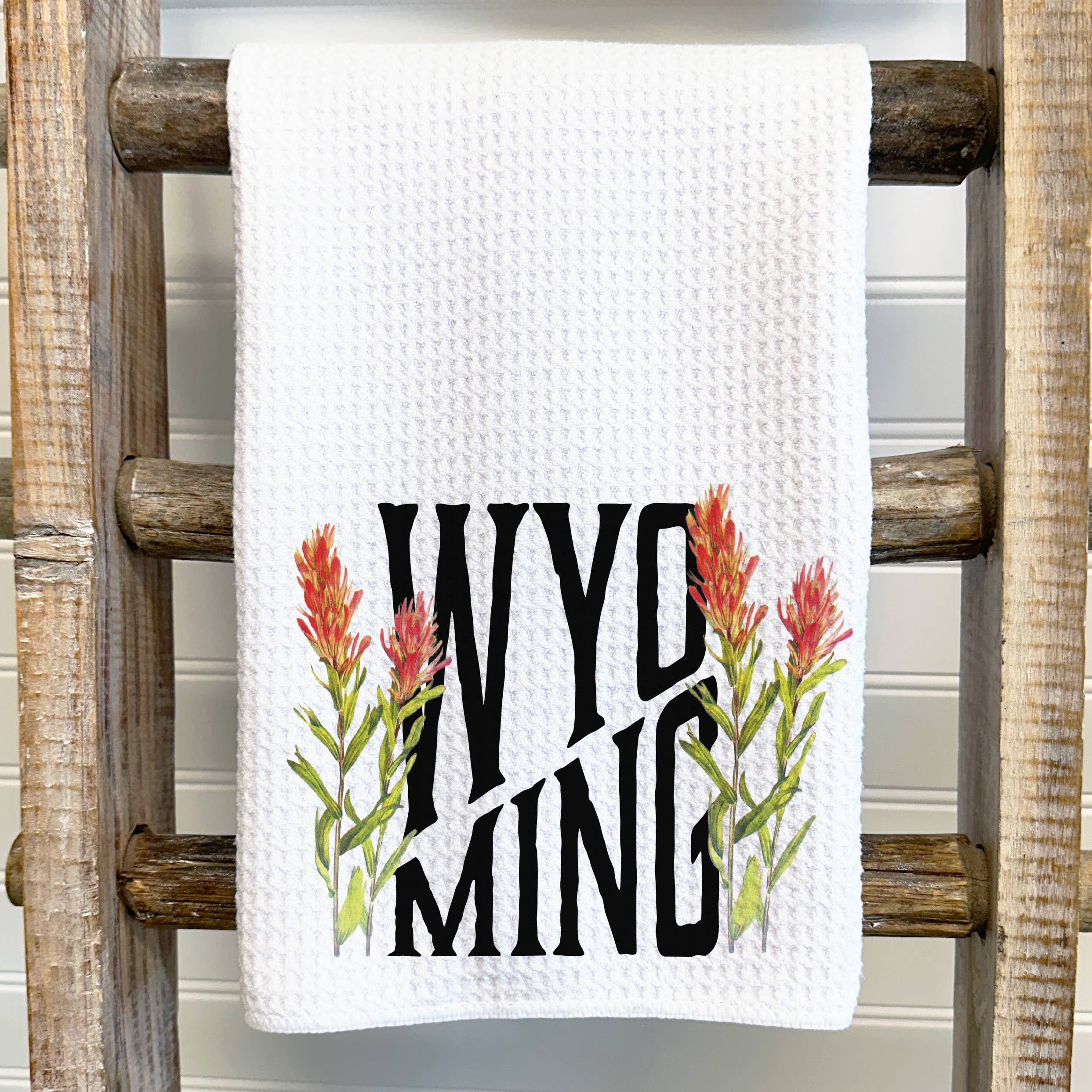 This Joyful Home - Wholesale Tea Towel - Wyoming Indian Paintbrush Tea Towel0