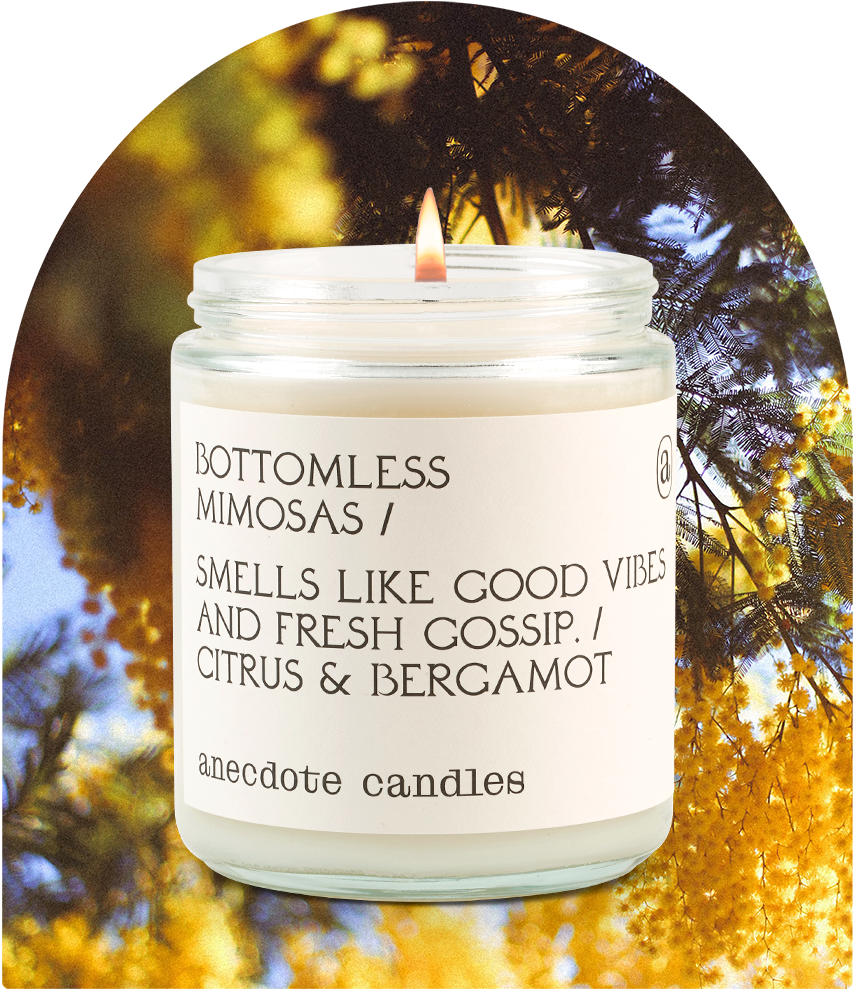 Anecdote Candles – Engroshandel Glaslys – Bottomless Mimosas (citrus og bergamot) stearinlys9