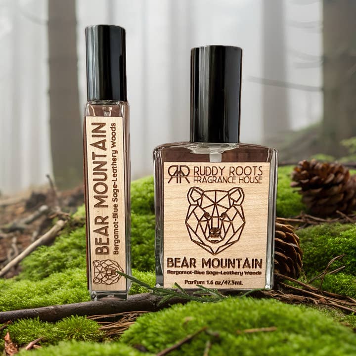 Bear Mountain Men's Fragrance for wholesale by Ruddy Roots Mercantile & Fragrance House