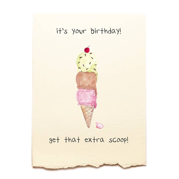 Geburtstag - Eiswaffel für den Großhandel von Piccola Arte