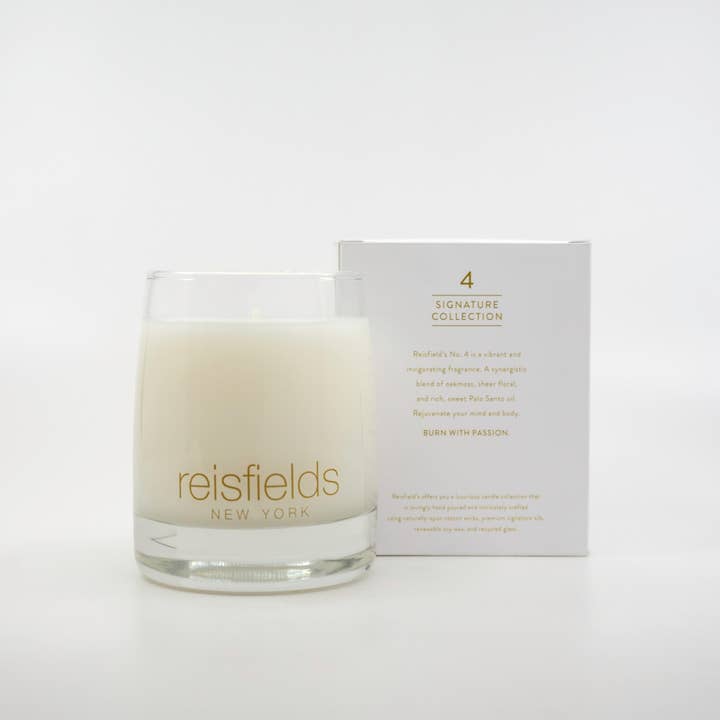 REISFIELDS - Wholesale Jar/Filled Candle - REISFIELDS NO. 4 GLASS CANDLE1