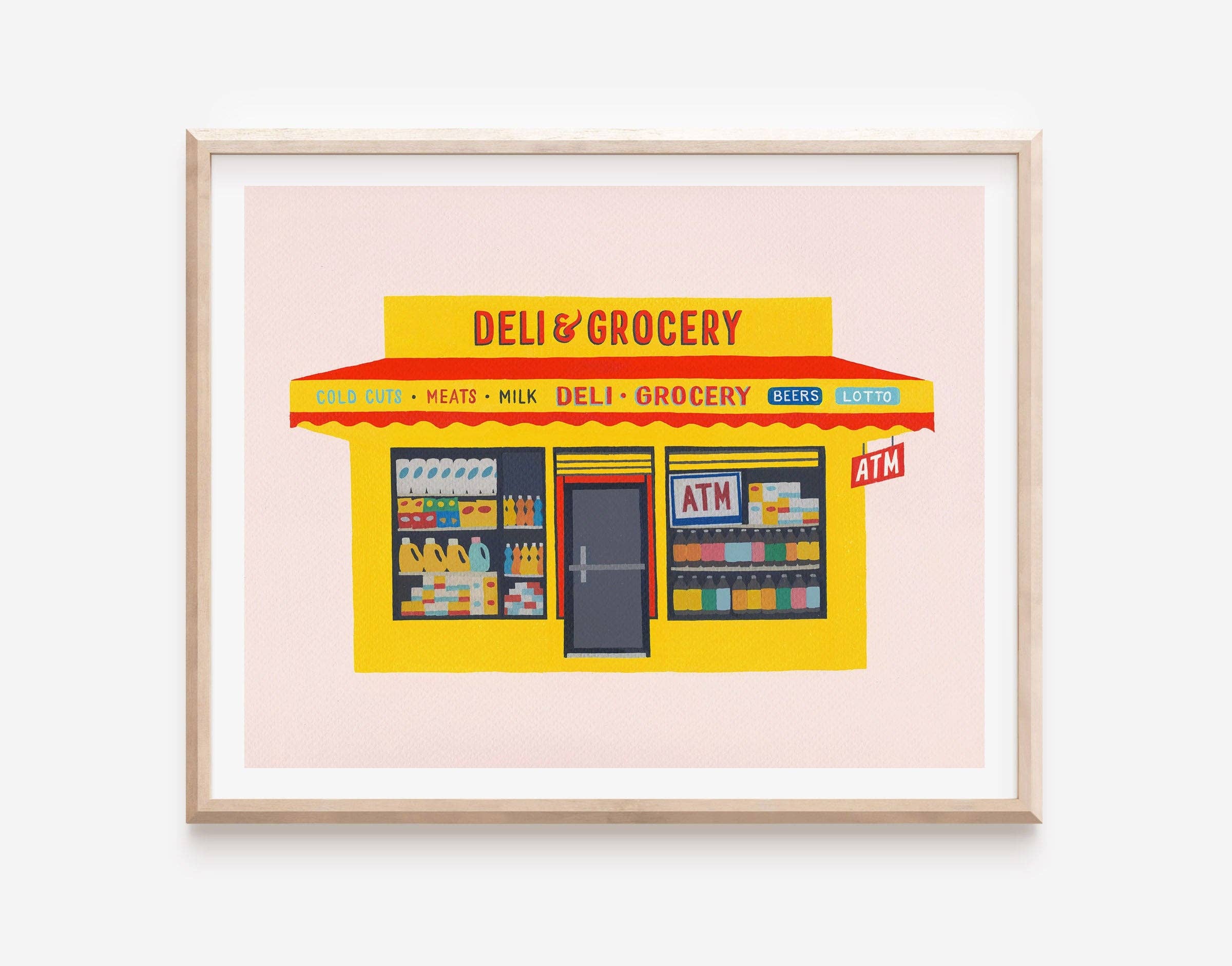Jen Wang Studios - Wholesale Art Print - NY Bodega Print, NYC Wall Art, New York Illustration1