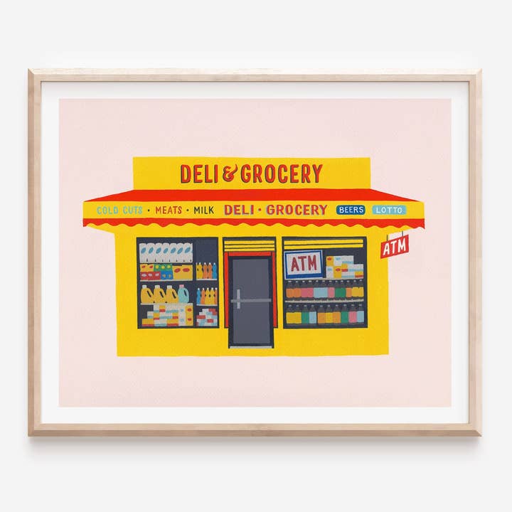 Jen Wang Studios - Wholesale Art Print - NY Bodega Print, NYC Wall Art, New York Illustration1