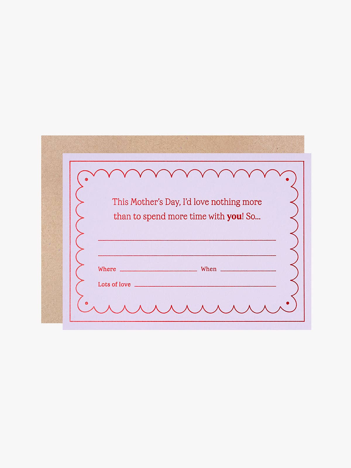 Another Loop - Wholesale Mother's Day Card - Mother’s Day Gift Voucher | Blank Ticket | Card For Mum1