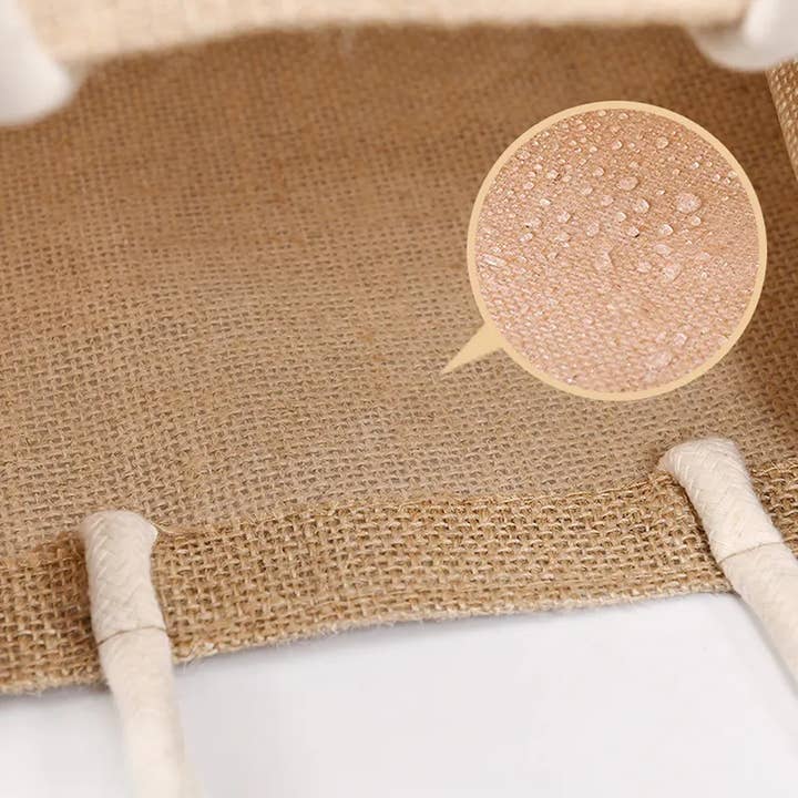 H-H - Wholesale Tote Bag - Women's - Jute Tote Bag, gift/ shopping bag ( 253TV/HH)3