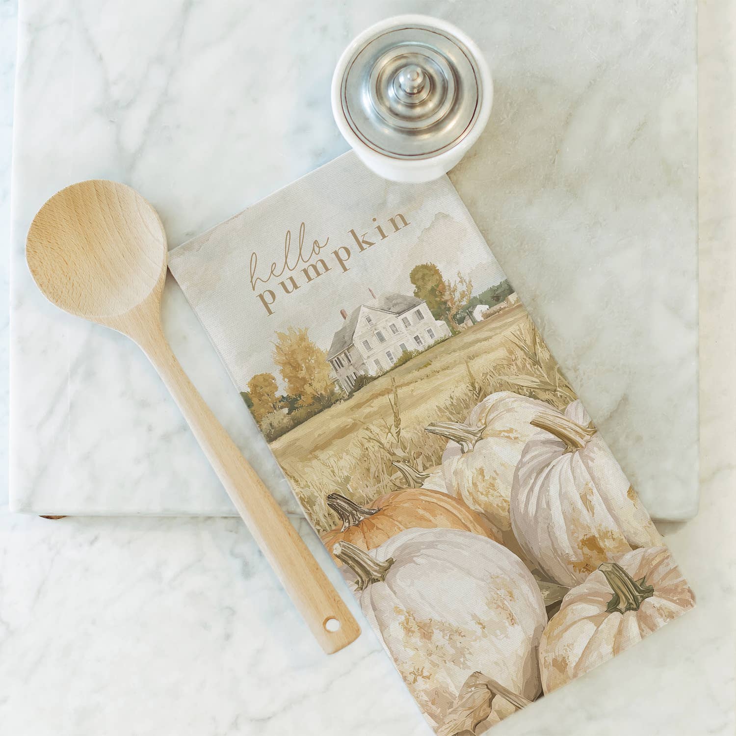 Porter Lane Home – wholesale Kökshandduk – Hej pumpa kökshandduk1