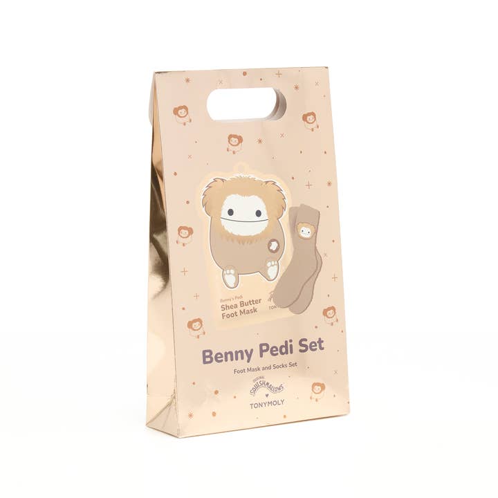 TONYMOLY - Wholesale Foot Mask - Squishmallows x TONYMOLY Benny’s Pedi Foot Mask and Socks Set