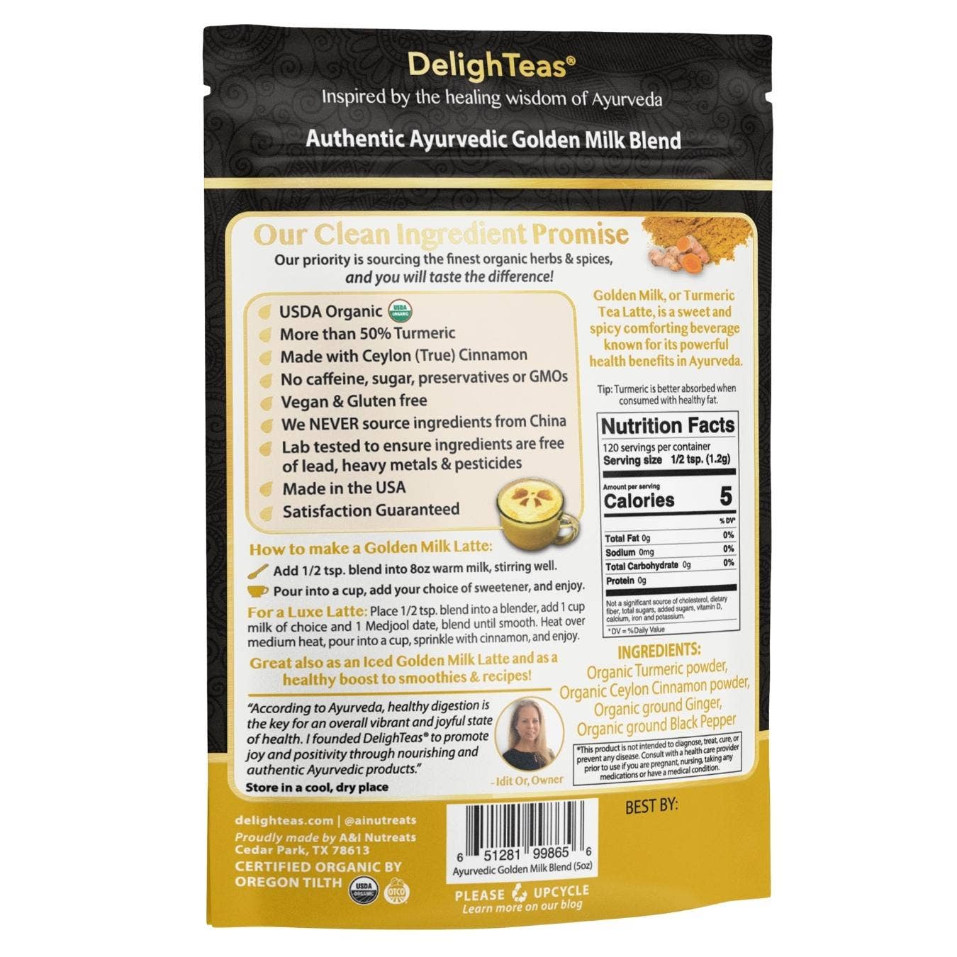 Wholesale Ayurvedic Golden Milk Bundle for your store Faire