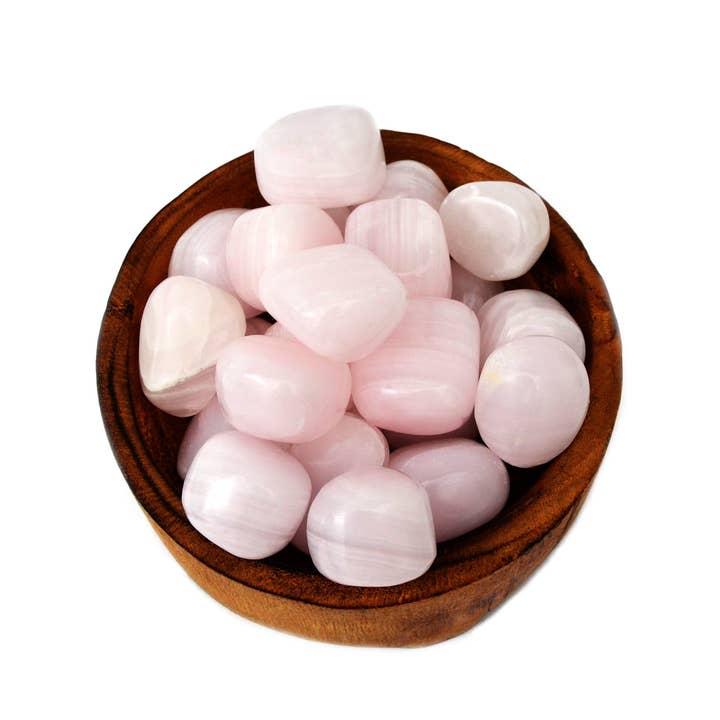Kaia & Crystals - Wholesale Spiritual Stone/Crystal - Pink Mangano Calcite Small Tumbled Stone (250g, 500g, 1000g)8