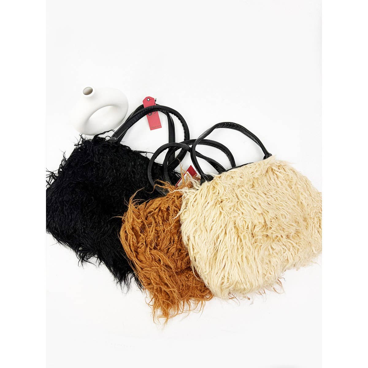 Love and Repeat – wholesale Tote bag – Women's – Punk Gothic Fluffy Grunge Tote Bag5