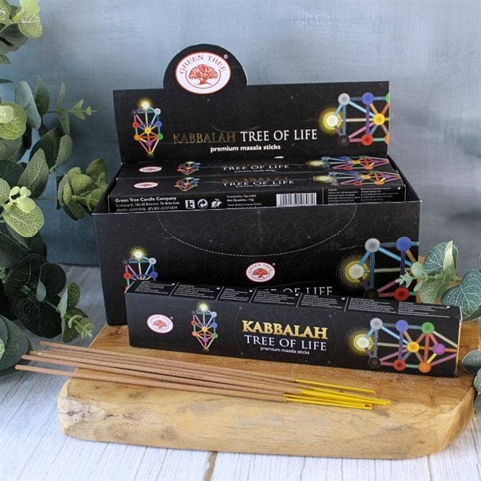 Green Tree – wholesale Incense – Green Tree Kabbalah Tree of Life Hand Rolled Natural Incense Sticks3