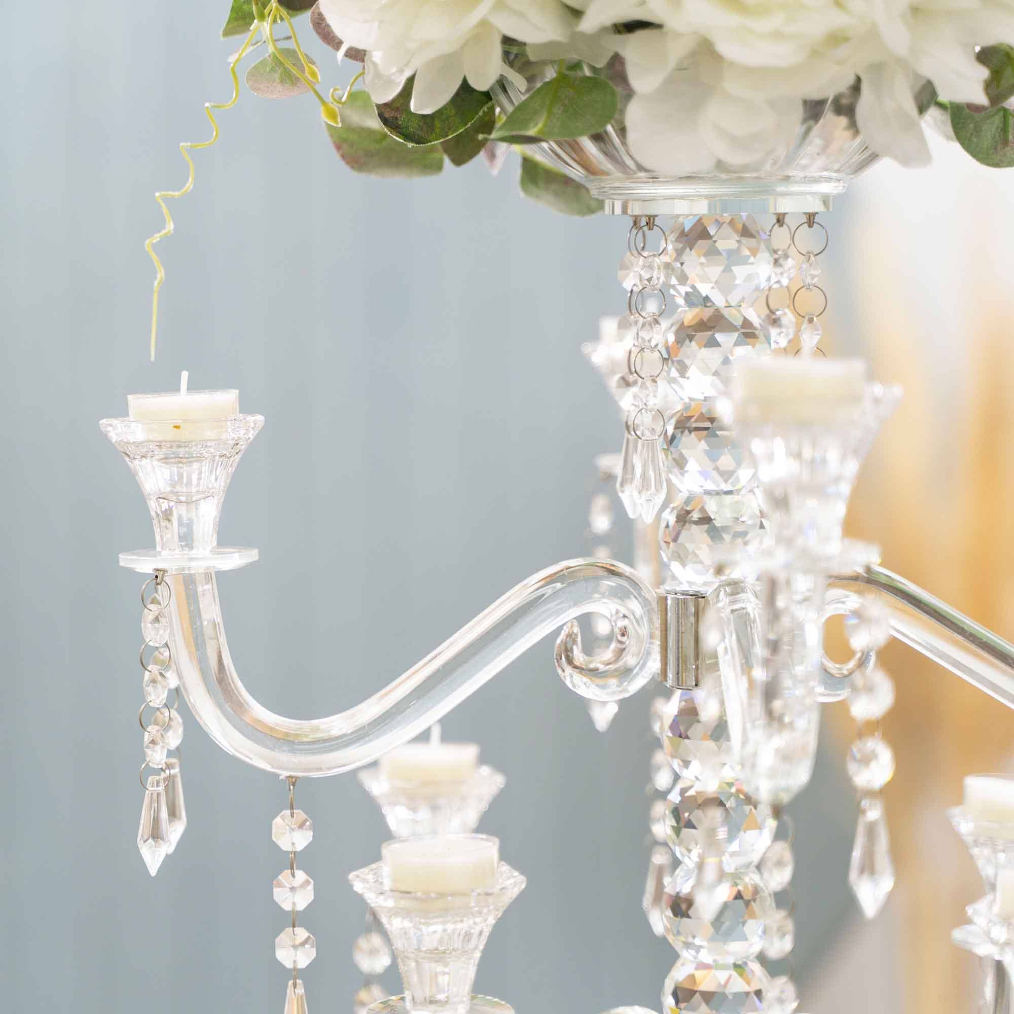 Portofino International Trading, USA - Wholesale Candle Holder - Crystal Four Arm Candelabra3