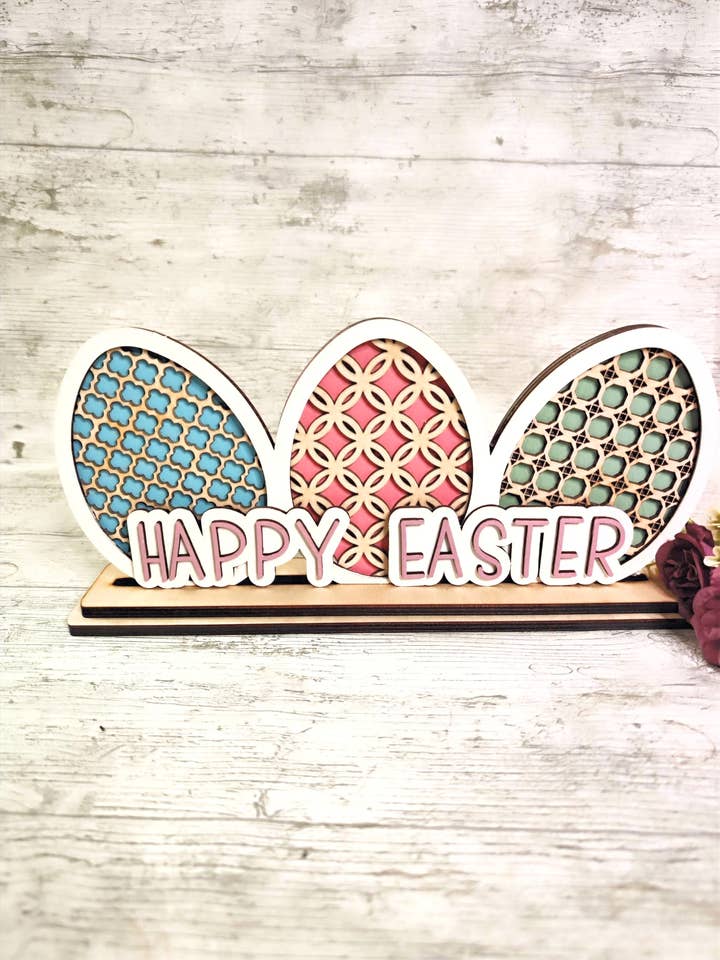 Decoração de Ovos de Páscoa, Enfeite de Prateleira por atacado de Laser by D.A.M.