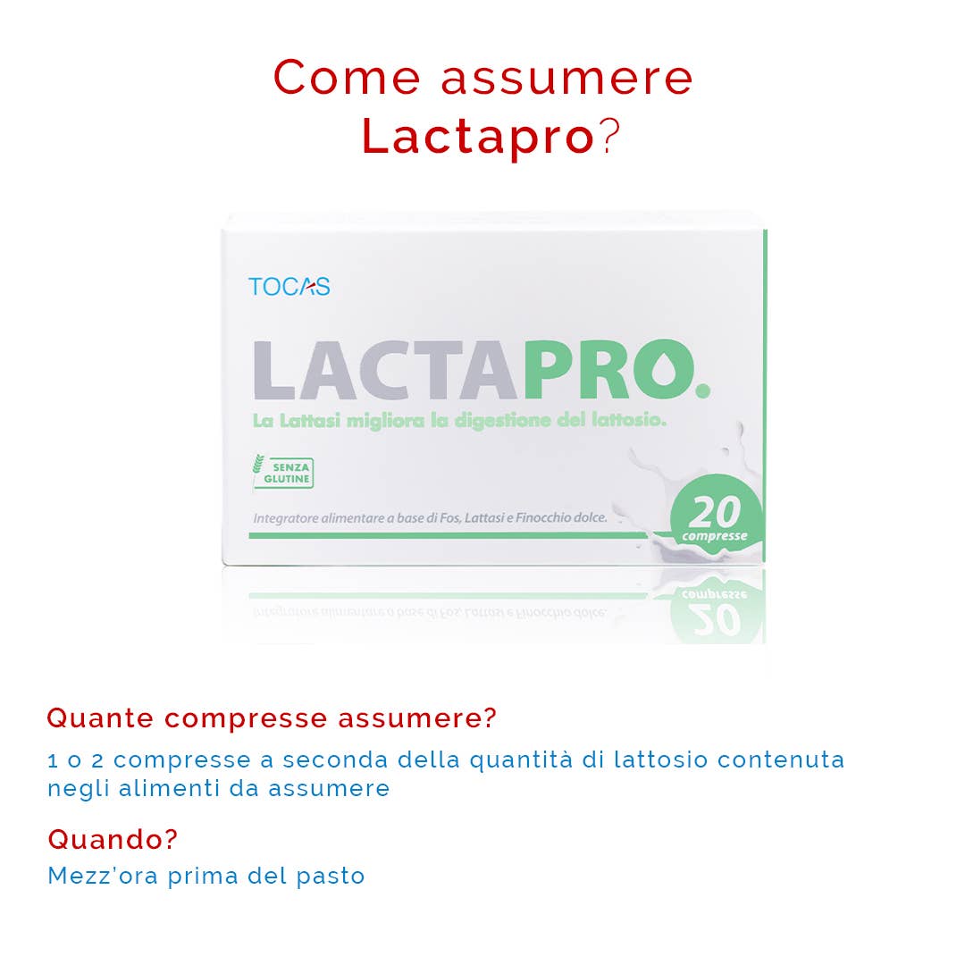 Tocas - Wholesale Oral Supplement/Vitamin - LactaPro 20 tablets: Lactose intolerance2