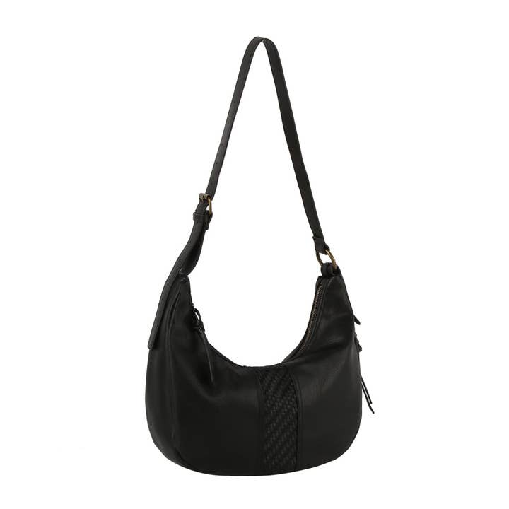 Handbag Factory Corp - Wholesale Shoulder Bag - Women's - Classic western style buckle point hobo crossbody