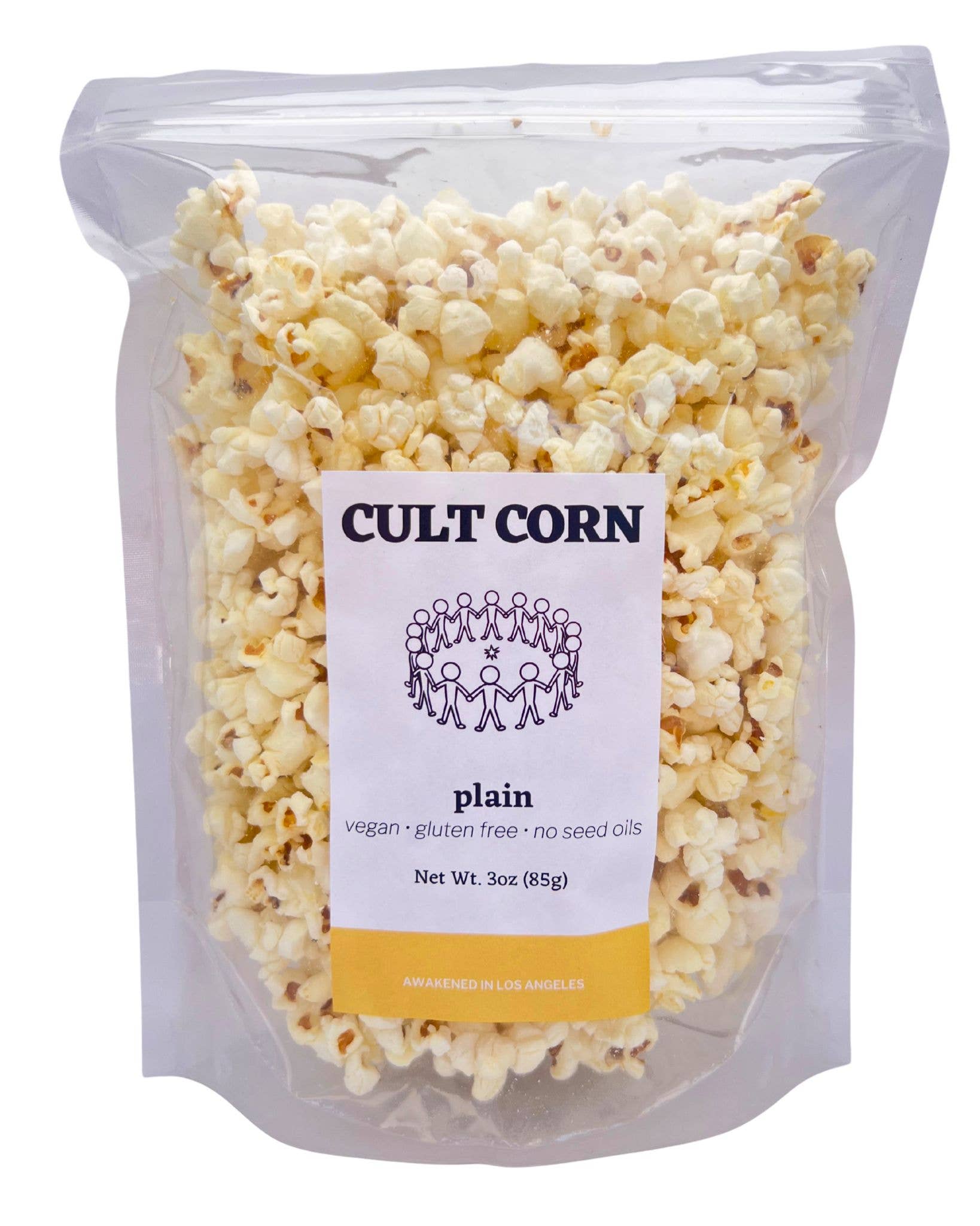 CULT CORN - Wholesale Popcorn - Plain Popcorn with Coconut Oil, Salt, and Lime