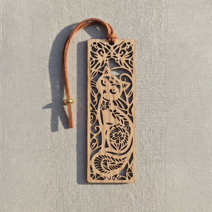 Houten Boekenlegger Kat - Signature Collectie voor wholesale door LILLADREY