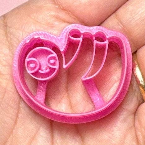 Sloth Polymer clay cutter| Polymerclay cutter for wholesale by Roussell Prints and Demand LLC