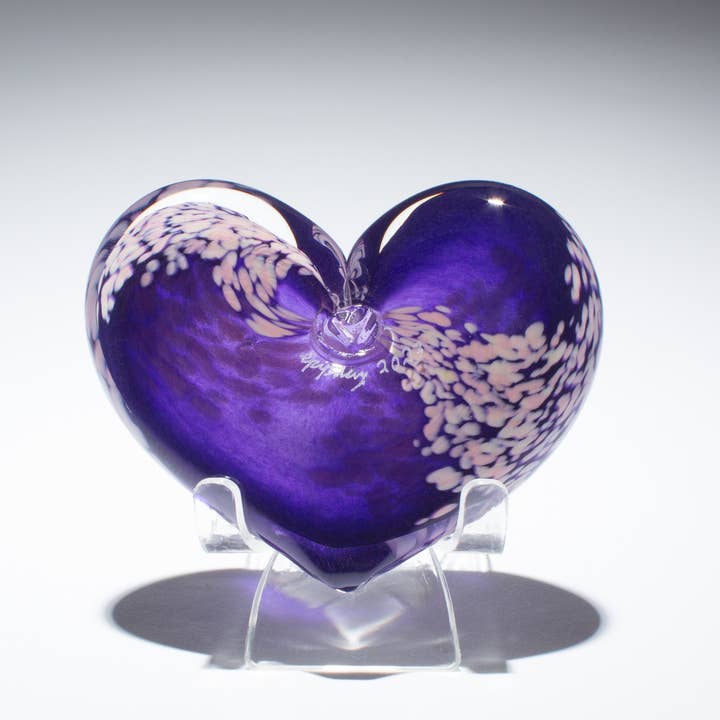 epiphany studios - Wholesale Paper Weight - Heart Paperweight - Parisian Night1