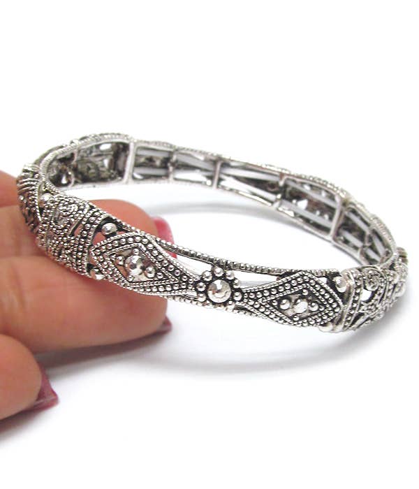 Jewelry Max - Wholesale Bangle Bracelet - ( K438 ) MARCASITE BRACELET